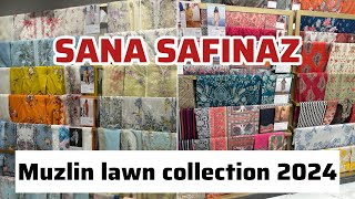 SANASAFINAZ muzlin lawn 2024 sana safinaz lawn 2024 [upl. by Ahsead]