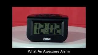 RCA RCD10 Alarm Clock with 1quot LCD Display [upl. by Car]