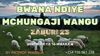 BWANA NDIYE MCHUNGAJI WANGU SITAPUNGUKIWA NA KITU DOMINIKA YA 16B BY PATRICK WAMBUA [upl. by Sig]