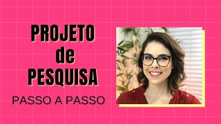 Como fazer PROJETO de PESQUISA para TCC Mestrado e Doutorado [upl. by Hguh]