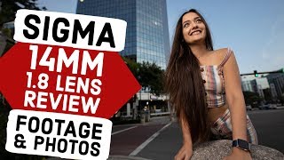 Sigma 14mm 18 Wide Angle Lens Review Photography On Canon EOS R amp Video On C200 [upl. by Carmelita]