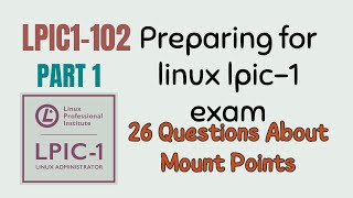 27 Questions and Answers for Mount Points in Linux [upl. by Navets]