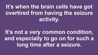 TODD’S PARALYSIS TODD’S PARESIS 2 Postictal Weakness after a Seizure [upl. by Evered]