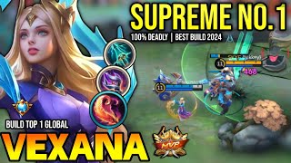 VEXANA BEST BUILD 2024  BUILD TOP GLOBAL VEXANA GAMEPLAY  MOBILE LEGENDS✓ [upl. by Connor408]