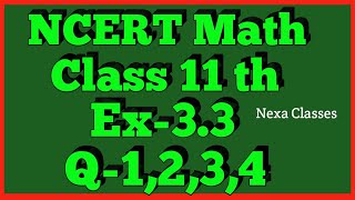 Chapter 3 Exercise 33 Q1Q2Q3Q4 Trigonometric Functions Class 11 Maths NCERT [upl. by Enirahtac]