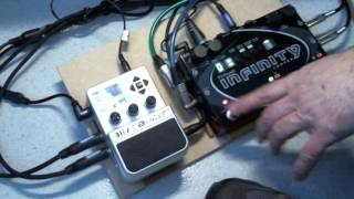 BeatBuddy amp Pigtronix Infinity synchronisation demo française [upl. by Baumbaugh]