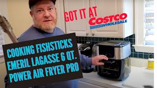 Cooking Costco Ultimate Fish Sticks in the Emeril Lagasse 6 qt Power Air Fryer Pro [upl. by Cower161]