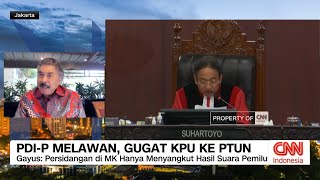 PDIP Melawan Gugat KPU Ke PTUN [upl. by Oizirbaf665]