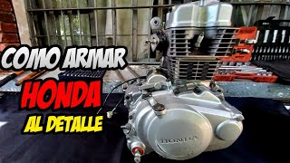 COMO ARMAR MOTOR HONDA  ✅TITAN XR125L XR 150 invicta [upl. by Ophelia]