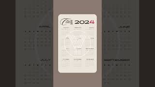 2024 Calendar  Download Free [upl. by Lua]