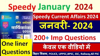 January Speedy Current Affairs 2024  Complete January Current Affairs 2024  February 2024 [upl. by Fuld]