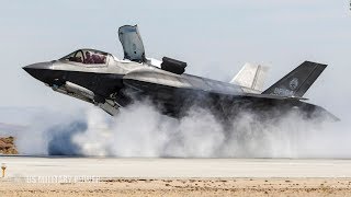 Incredible Video of F35 Shows Its Insane Ability  Dropping Bomb Vertical Takeoff and Landing [upl. by Alsi927]