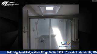 Remarkable 2022 Highland Ridge Mesa Ridge SLite Travel Trailer RV For Sale in Gambrills MD [upl. by Alyek]