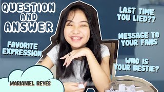 QUESTION AND ANSWER  First Vlog  Marianiel Reyes [upl. by Ariew95]