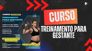 CURSO MUSCULAÇÃO PARA GESTANTE [upl. by Nosneh875]