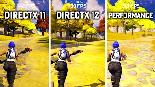 Fortnite  DirectX 11 vs DirectX 12 vs Performance Update 2023 [upl. by Ava]