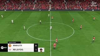 EA SPORTS FC 25  Manchester United v RB Leipzig [upl. by Nnyrb]