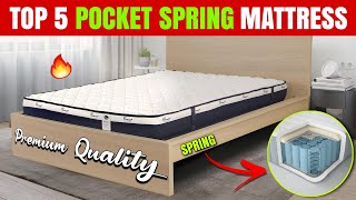 Top 5 Best Pocket Spring Mattress In India 2024  Pocket Spring Mattress Review 2024  Mattress 2024 [upl. by Eimma]