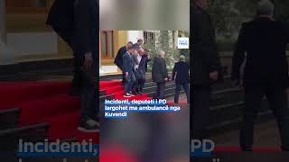 Incidenti deputeti i PD largohet me ambulancë nga Kuvendi [upl. by Casilda943]