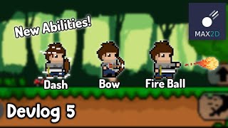 Adding New Abilities  A Week of Game Development in Max2d  Devlog 5 [upl. by Sibella]