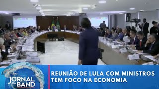 Reunião de Lula com ministro tem foco na economia e nas eleições [upl. by Hanimay466]