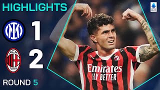 INTERMILAN 12  HIGHLIGHTS  Pulisic strikes in Milan derby win  Serie A 202425 [upl. by Raila440]