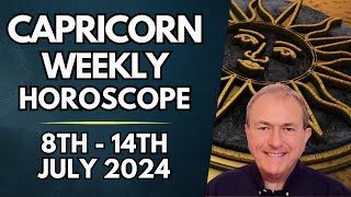 Capricorn Horoscope  Weekly Astrology  8th to 14th July 2024 [upl. by Nylecsoj575]