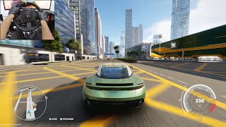 Aston Martin DB11  Test Drive Unlimited Solar Crown  Steering wheel gameplay [upl. by Peltier]