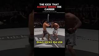 quotEpic MMA Showdown Jens Pulvers Shocking Comeback After Low Blow by Zhao Ya Feiquot  shorts mma [upl. by Bastien986]