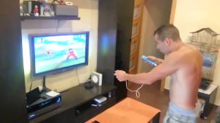 Jugando dragon ball z budokai tenkaichi 3 wii [upl. by Imaon]