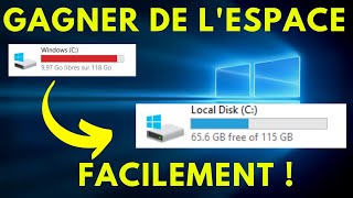 COMMENT LIBÉRER DE LESPACE DISQUE DUR SUR SON PC  WINDOWS 10 11 81 8 7 ET XP [upl. by Esirehs27]