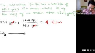 Lecture 213 Half Life and Radioisotopes [upl. by Juliet]