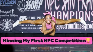 I WON MY FIRST EVER BODYBUILDING COMPETITION  FITNESS AND BIKINI [upl. by Suzan]