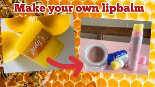 Beeswax Edition Home made LIP BALM easy and affordable [upl. by Barstow]