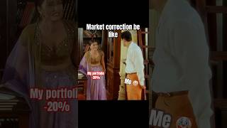 Indian stock market correction be like shorts [upl. by Inoek643]