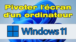 Comment retourner lécran dun ordinateur Windows 1 [upl. by Warder940]