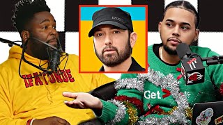 quotThat Is White Supremacyquot Dr Umar GOES IN On Eminem On Joe Buddens Podcast [upl. by Lucila9]