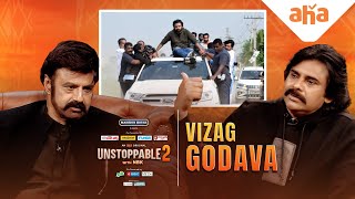 Pawan Kalyan about Vizag amp Mangalgiri Incident  Unstoppable With NBK S2  ahaVideoIN [upl. by Einalem]