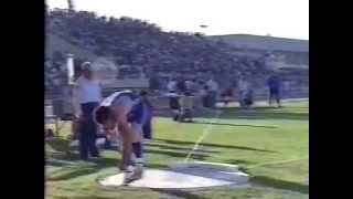 Ulf Timmermanns Shot Put Personal Best in Chania Greece on May 22 1988 [upl. by Norman]