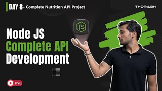 Nutrition Tracker API Project Node Js [upl. by Ayim]