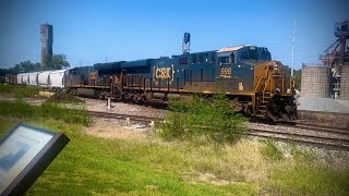 CSX Westbound Manifest Train  92224  Cordele Ga [upl. by Nowed]