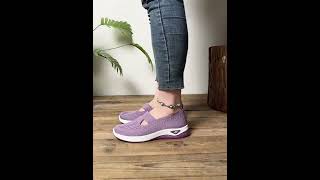 Women cut sneakers casual breathable slip walking shoes [upl. by Riek83]