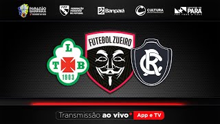 FUTEBOL ZUEIRO AO VIVO  Tuna x Remo  Semifinal  Parazão Banpará 2024 [upl. by Enahsal738]