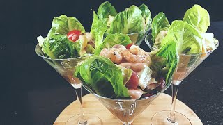 Easy Shrimp Cocktail Recipe  Shrimp Salad  Prawns Cocktail [upl. by Nnylsoj]