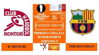 H Montgrí  PBH Montmeló Grana Sènior Femení 1a Catalana 06102024 [upl. by Jenica]