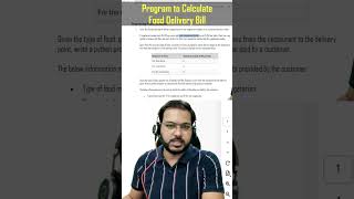 Python Program to Calculate Food Delivery Bill codewithdaneyal [upl. by Rempe]