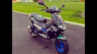 GoPro  GILERA RUNNER VXR 200 AKRAPOVIC [upl. by Ailegave724]