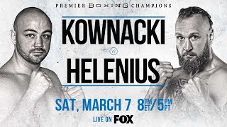 Kownacki vs Helenius Preview March 7  PBC on FOX [upl. by Peatroy]