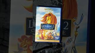 The lion king 2 simbas pride DVDVHSsubscribe shorts [upl. by Fonda]