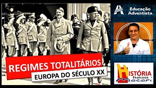 TOTALITARISMO NA EUROPA NO SÉCULO XX  Prof Macari [upl. by Anauqal]